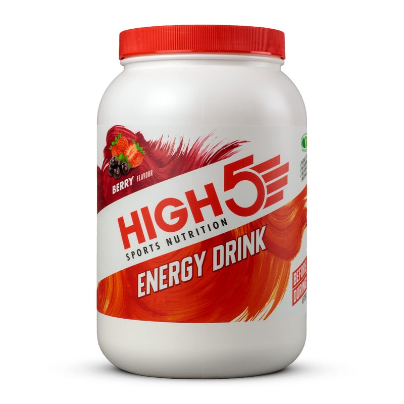 High5 Energy Drink - Electrolytes Sport Energy Drink Powder - Isotonic Drink with 2:1 Fructose - Hydration for Running, Cycling, Endurance Fuel - Natural Flavours, Vegan (Berry, 2.2kg - 46 Servings) - Image 1
