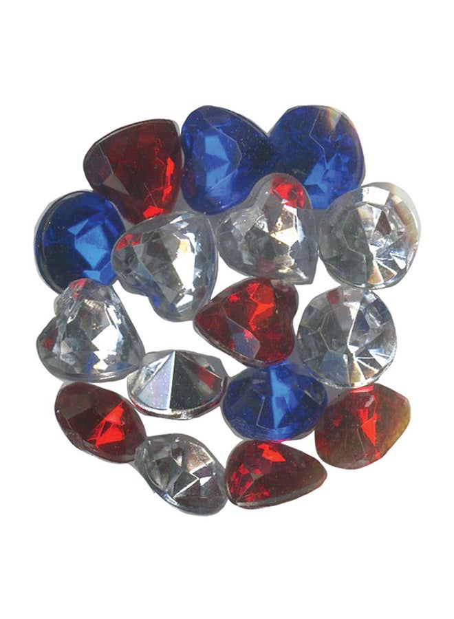 Blue Moon Beads Acrylic Patriotic Pendant by Story Lockets, Assortment - Image 1