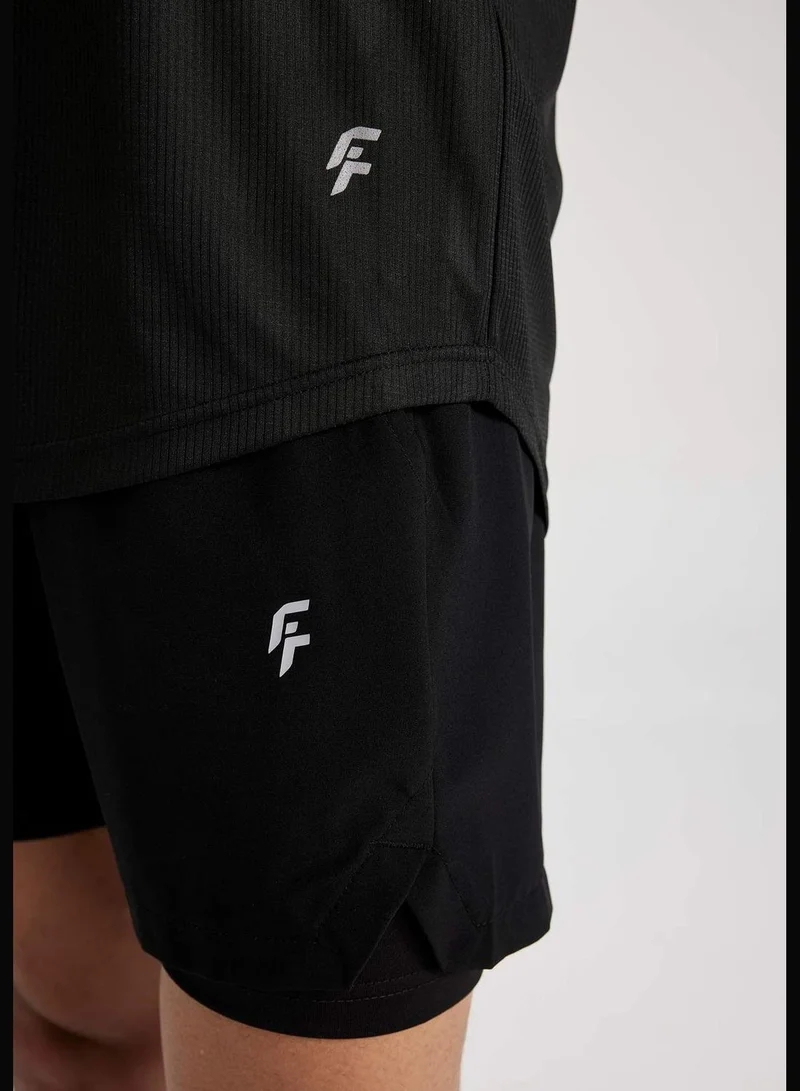 DeFacto Man Slim Fit Woven Bottom Woven Short