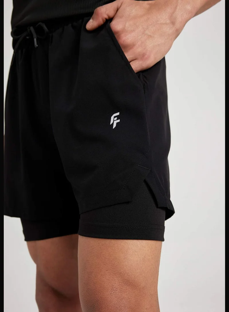 DeFacto Man Slim Fit Woven Bottom Woven Short