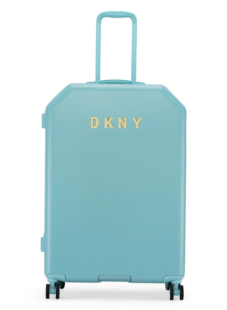 دكني حقيبة سفر بعجلات صلبة للجنسين خفيفة الوزن  بعجلات دوارة  ألوان أخضر بحري - Image 1