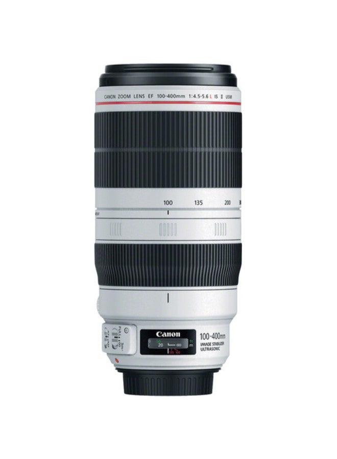 Canon EF 100-400mm f/4.5-5.6L IS II USM Telephoto Zoom Lens For Digital Camera Black/White - Image 1
