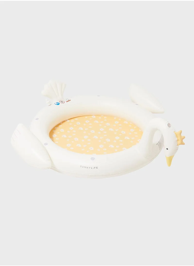 SUNNY LIFE Kids Sprinkler Mat Princess Swan Multi
