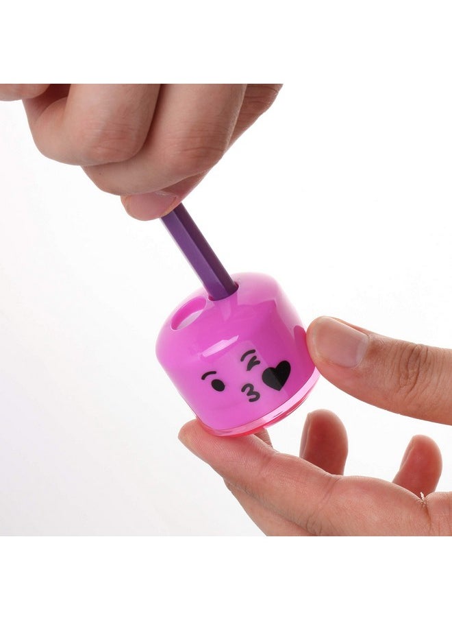 Mr. Pen - Pencil Sharpener, Smiley Sharpener 6 Pack, Pencil Sharpener Kids, Pencil Sharpener For Colored Pencils, Sharpener, Pencil Sharpeners, Pencil Sharpener Manual, Colored Pencil Sharpener - Image 1