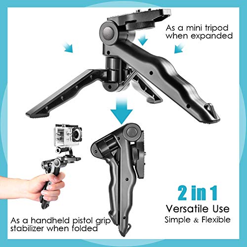 HOLD UP Photography Mobile Holder Mini Tripod Camera Stand with Horizontal & Vertical Rotation | for Vlogging, Video Shooting, YouTube etc Compatible with All Mobile Phones, Action GoPro Cameras DSLR - Image 3