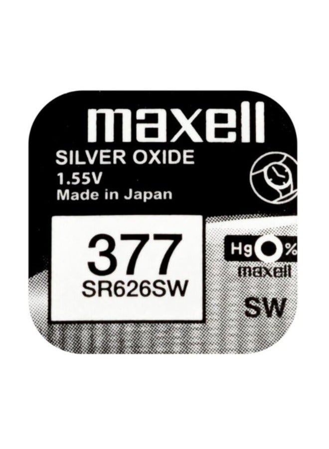 ماكسل بطارية ماكسيل 377/SR626SW 1.55 فولت- قطعة واحدة - Image 1