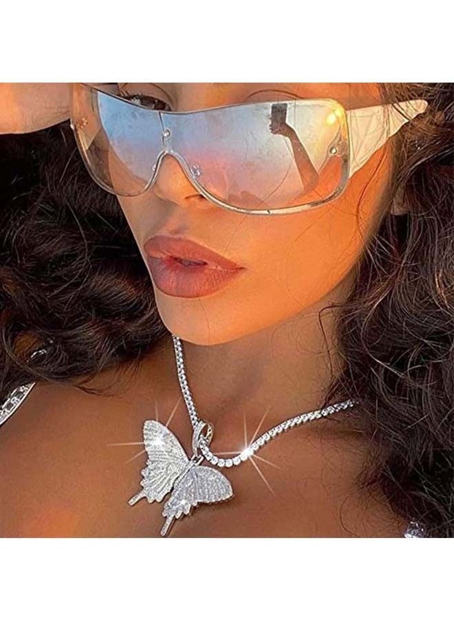 NIBEMINENT Crystal Butterfly Pendant Necklace  - Image 2