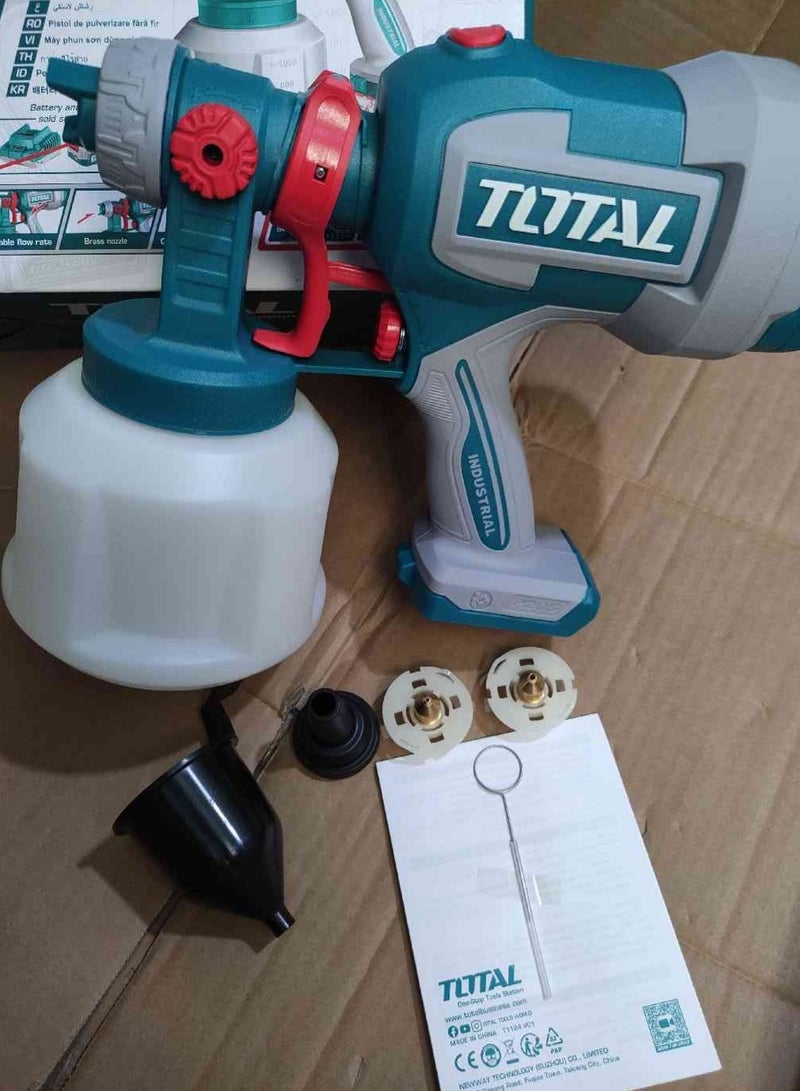 Total Tools 20V Rechargeable Paint Spray Gun Without Battery and Charger - Image 3