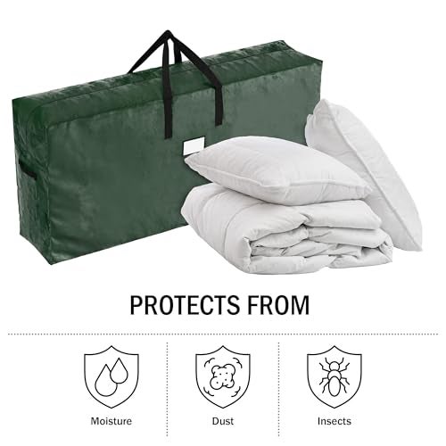 Elf Stor Christmas Tree Storage Bag - Storage Bags for 9FT Disassembled Artificial Trees, Seasonal Decor, Packing, Moving, and Home Organizer by Elf Stor (Green) - Image 5