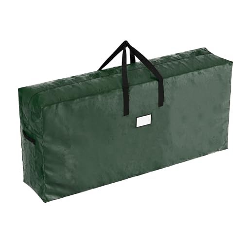 Elf Stor Christmas Tree Storage Bag - Storage Bags for 9FT Disassembled Artificial Trees, Seasonal Decor, Packing, Moving, and Home Organizer by Elf Stor (Green) - Image 1