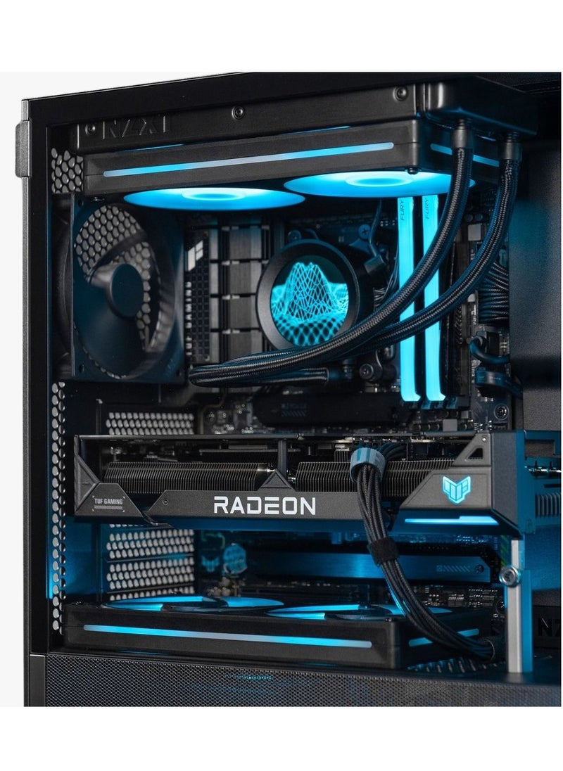 NANOTECH - Satoshi Gaming PC - AMD Ryzen 9 9900X AM5 Processor, 12 Cores & 24 Threads, DDR5 32GB (2*16) 6000MHz Ram, Nvidia RTX 4070 Super OC Edition 12GB GDDR6X Graphics Card, 2TB NVMe M.2 SSD, 3 Fan AIO Liquid Cooler, 750W 80 Plus Power Supply, Windows 11 Pro | Wi-Fi - Image 1