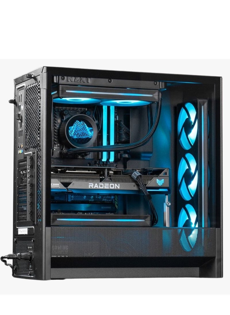 NANOTECH - Satoshi Gaming PC - AMD Ryzen 9 9900X AM5 Processor, 12 Cores & 24 Threads, DDR5 32GB (2*16) 6000MHz Ram, Nvidia RTX 4070 Super OC Edition 12GB GDDR6X Graphics Card, 2TB NVMe M.2 SSD, 3 Fan AIO Liquid Cooler, 750W 80 Plus Power Supply, Windows 11 Pro | Wi-Fi - Image 1