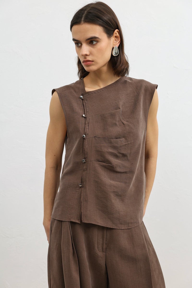 Antioch Women's Button-Down Top with Lyocell Blend - Image 3