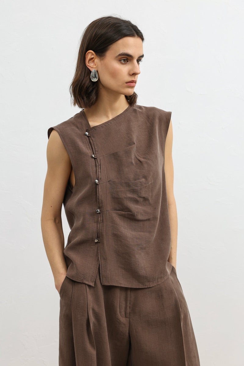 Antioch Women's Button-Down Top with Lyocell Blend - Image 2