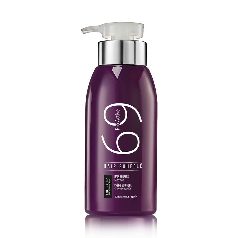 Biotop Professional ProActive Hair Souffl Curl Enhancing Leave In Styling Cream for Flexible FrizzFree Curls Made with Almond Oil Coconut Oil Avocado Oil CrueltyFree Hair Care 1115oz