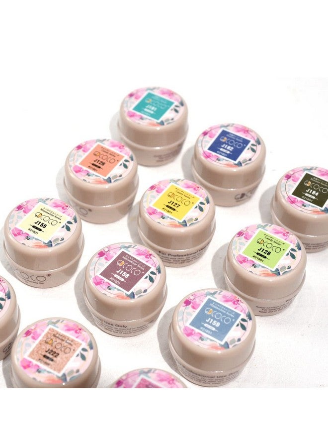 GDCOCO Phantom Series 6 Colors Set Gel Paints Ink 5g Nail Art Design Drawing Gel UV LED Soak Off UV Painting Gel (J197-J202) - Image 5