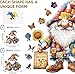 Qiuenisray Wooden Puzzles Spring Gnomes 200 Pieces Sunflower Flower Jigsaw Puzzles FSC Certified Beautiful Puzzle Unique Shape Adult Puzzles Piece Creative Gift for Adults Family Game 111x114 in - Image 4