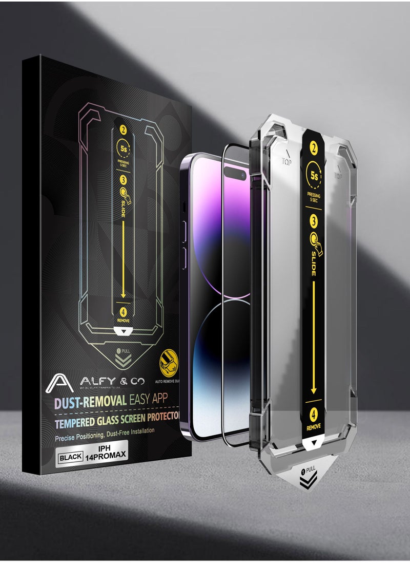 ALFY & CO Apple iPhone 14 Pro Screen Protector with Easy Installation Kit, Premium Grade A  - Image 4