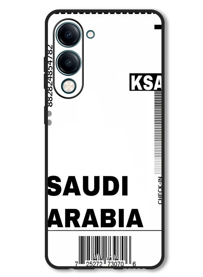 Theodor Case Compatible with Vivo Y29s Protection Shockproof Bumper Cover Saudi boarding pass - Image 1