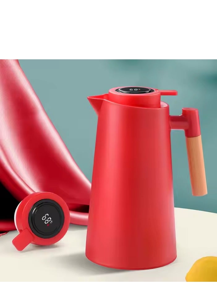Insulated Thermal Coffee Digital Thermos 1L - For Heat Preservation - For Tea, Coffee, Or Any Cold Drinks - Image 1