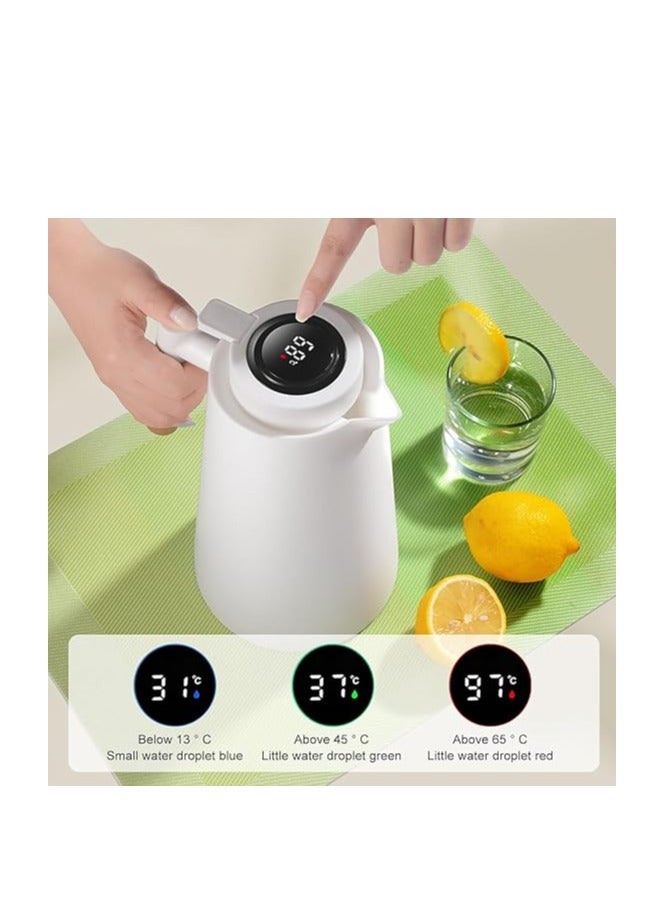 Insulated Thermal Coffee Digital Thermos 1L - For Heat Preservation - For Tea, Coffee, Or Any Cold Drinks - Image 3