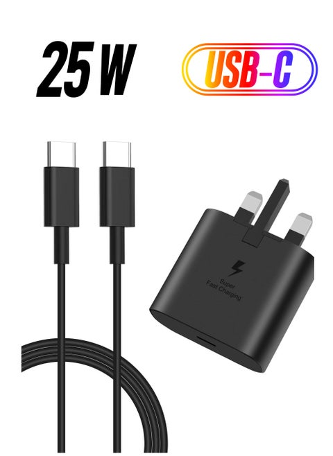 25W Super Fast Charger for Samsung, Gcstnn PPS PD3.0 USB-C Charger for Samsung Galaxy S23 Ultra S23+ S23 S22 Ultra S21+ A53 5G A54 Z Fold/Flip 4 Tab S8 Ultra, Power Adapter Plug with 1M Type C Cable.