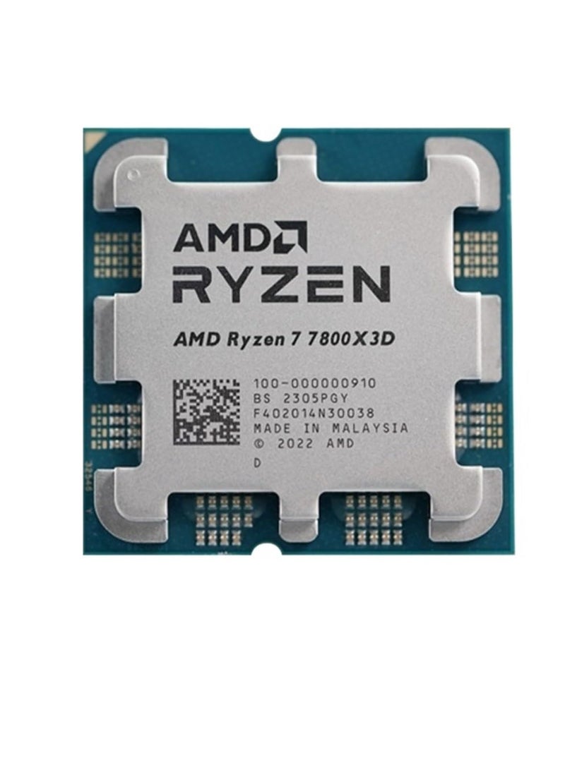 AMD Ryzen 7 7800X3D AM5 8Cores/16Threads Processor | Max Boost Clock Up to 5.0GHz (TRAY) | 100-000000910 Black - Image 1