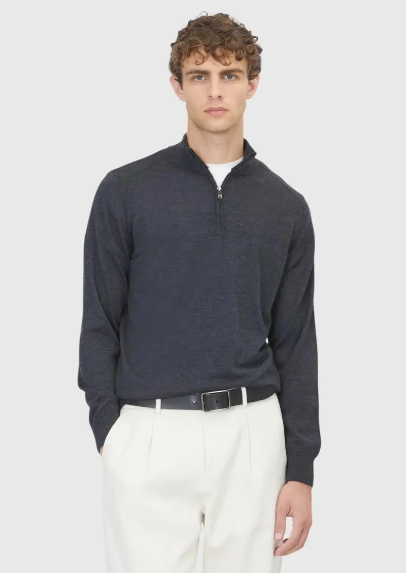 RAMSEY Hard Coal Knitwear Sweatshirt