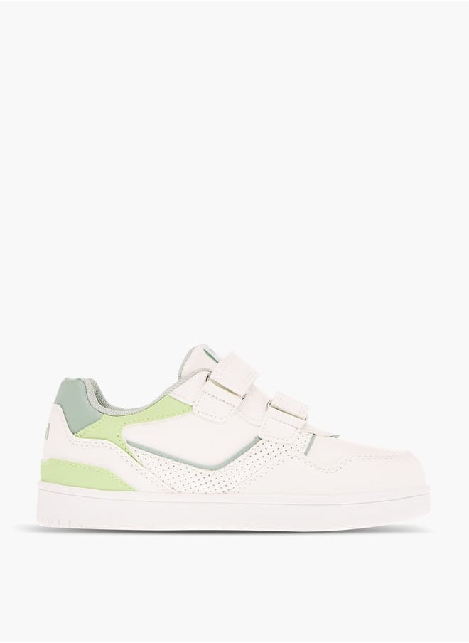 Lee Cooper Boys' Panelled Low Ankle Sneakers with Hook and Loop Closure  - Image 2