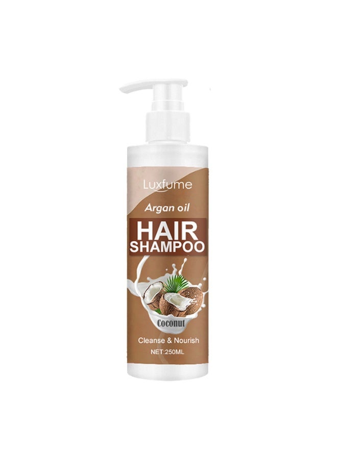 Luxfume Argan Oil & Coconut Shampoo - Cleanse, Nourish, Smooth, Repair 250ml - Image 1