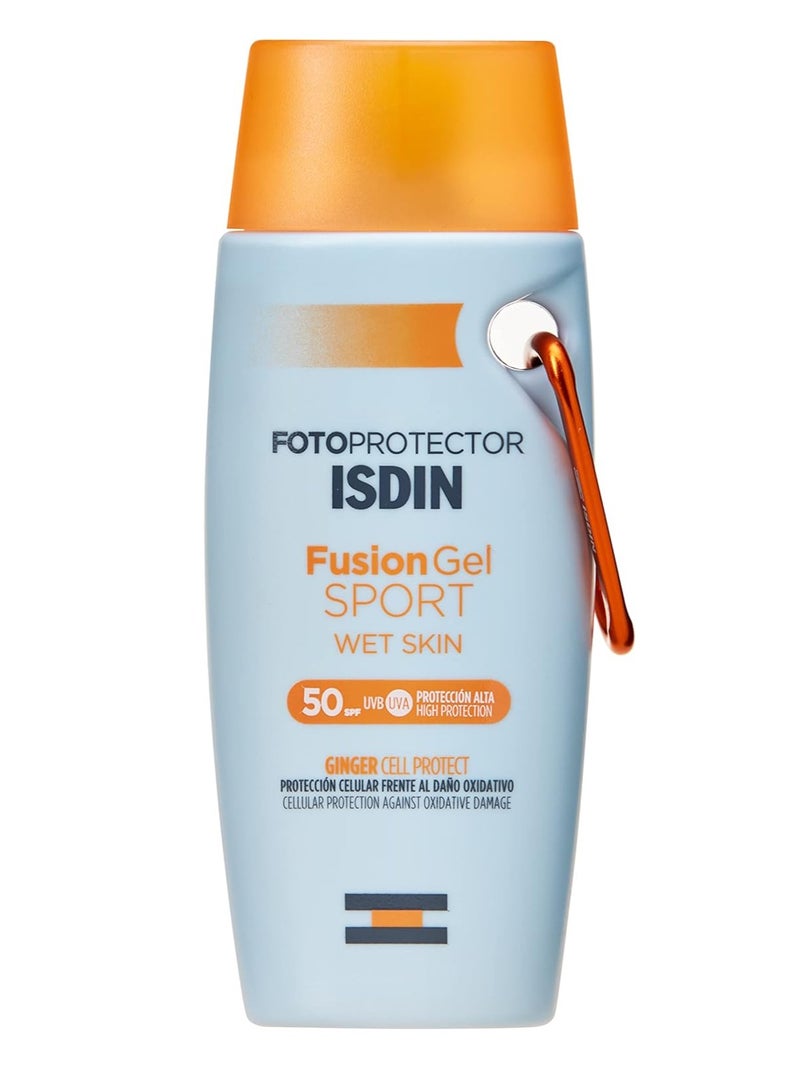 ISDIN Fotoprotector Fusion Gel Sport Wet Skin SPF 50 UVB UVA High Sunscreen Skin Protection 100ml