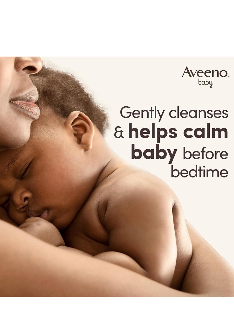 Aveeno Baby Calming and Comfort Bedtime Bath and Wash for Delicate Skin Natural Oat Extract and Gentle Lavender Scent 250 ml - Image 2