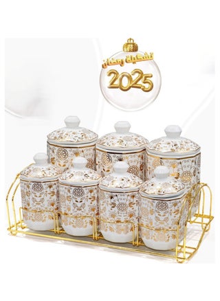 Ceramic Spice Jar Set with Gold Stand - pzsku/Z95D99D1331E37A6FBD06Z/45/_/1736765045/c1cbb09f-8803-4cd0-9742-568662f0f53b