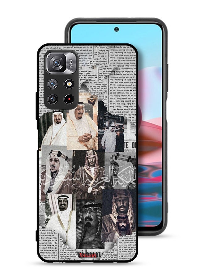 Tolwak Xiaomi Redmi Note 11 4G Protective Case Cover Saudi Kings In News Paper - Image 1