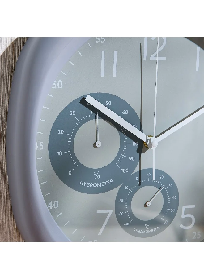Home Box Aikido Wall Clock - 30.3x4x30.3 cm