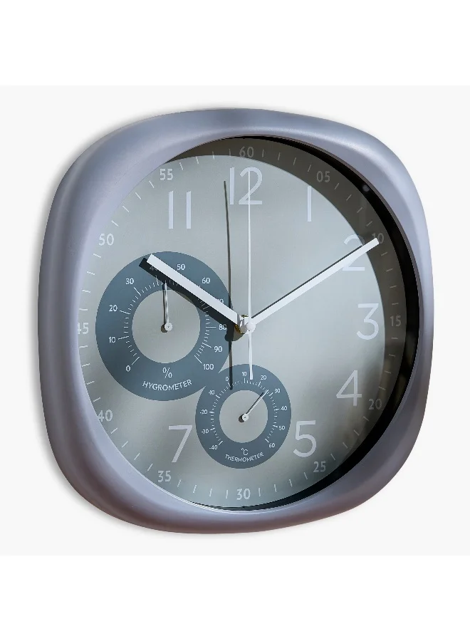 Home Box Aikido Wall Clock - 30.3x4x30.3 cm