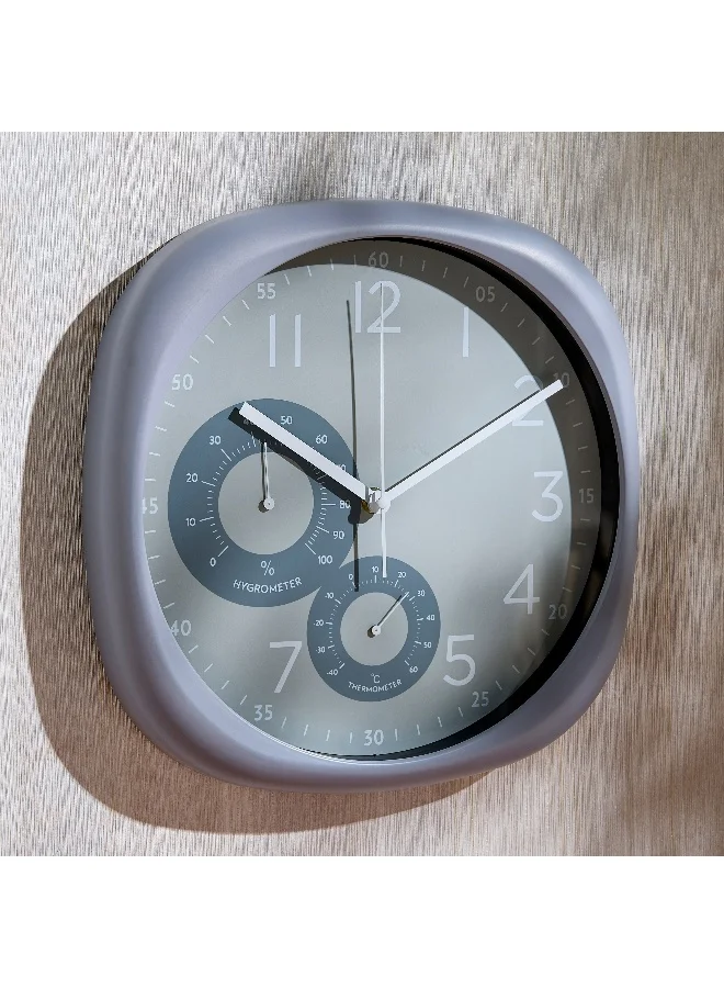 Home Box Aikido Wall Clock - 30.3x4x30.3 cm