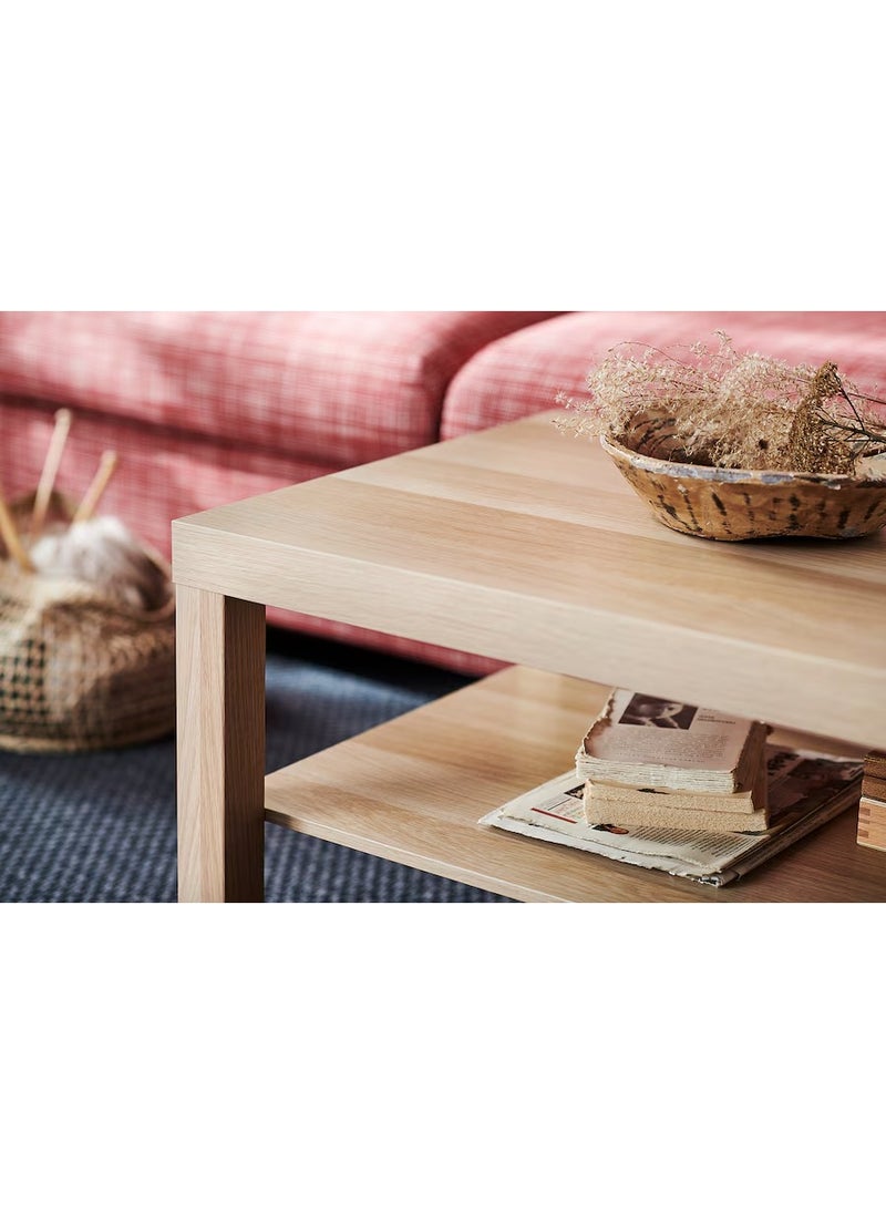 Generic Lack Coffee Table, Centre Table Stained oak effect 118x78 cm  - Image 3