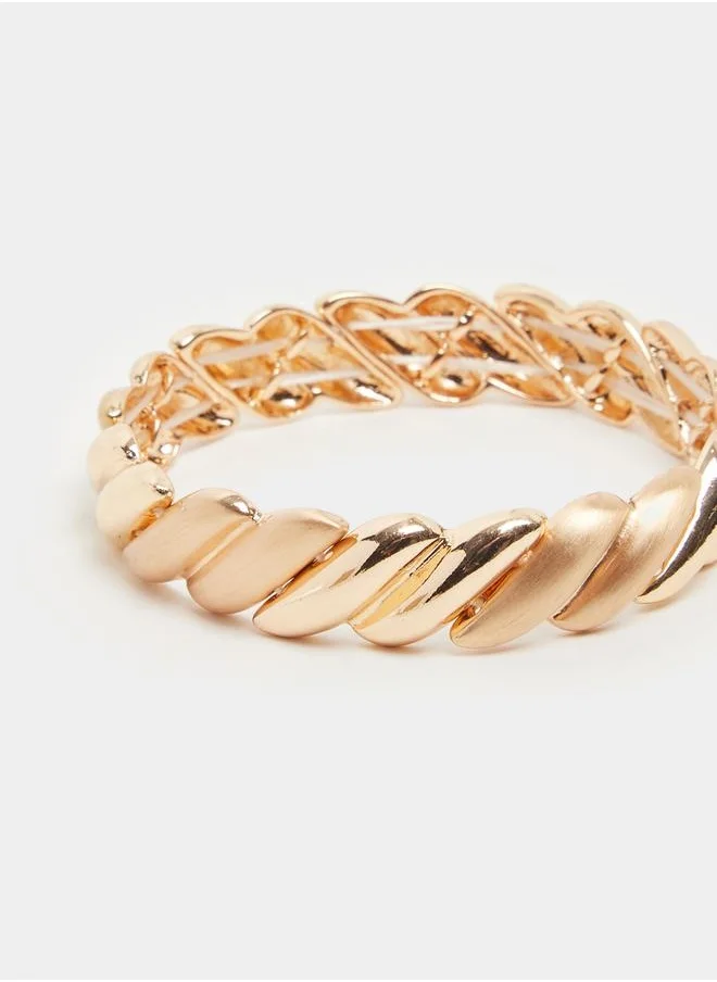 ستايلي Chunky Textured Bangle