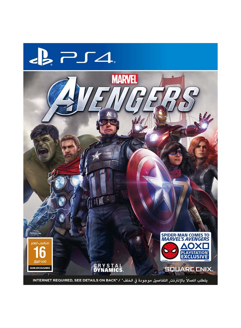لعبة الفيديو "Marvel Avengers" - playstation_4_ps4