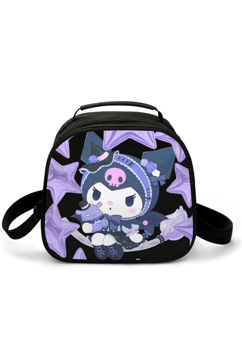 general Kulomi printed picnic bag student lunch box bag home outdoor lunch bag outing handbag thermal bag - Image 1