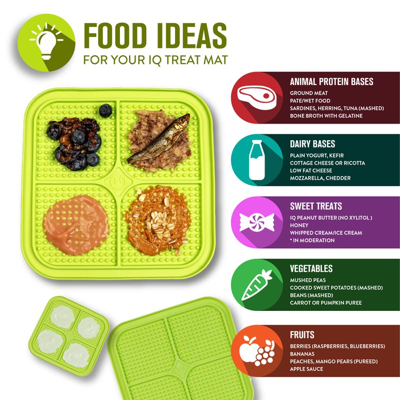 Hyper Pet IQ Treat Lick mat for Dogs, Slow Feeder & Cat Lick mats | Great Alternative to Slow Feeder Dog Bowls & Feeders | Perfect Licking mat, Cat Puzzle & Dog Enrichment Toys - Image 4