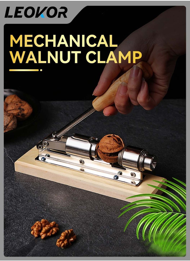 LEOKOR - Adjustable Distance Manual Stainless Steel Mechanical Nut Cracker - Image 1
