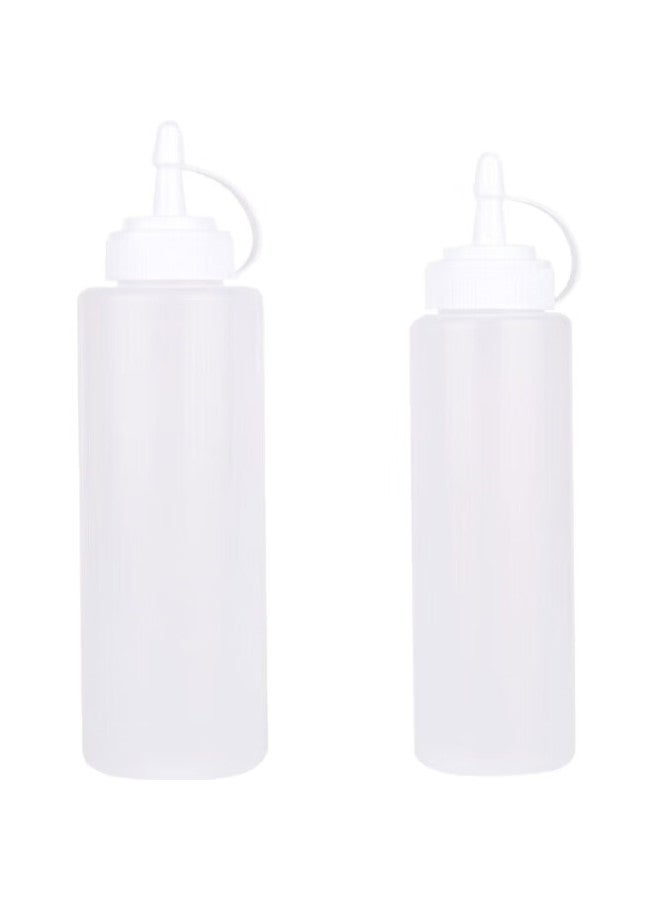BAIJIE Squeeze Bottles, Set Of 4, Condiment Bottles For Syrup, Jam, Tomato Salad, Honey, Squeeze Bottles For Sauces And Jams - Image 1