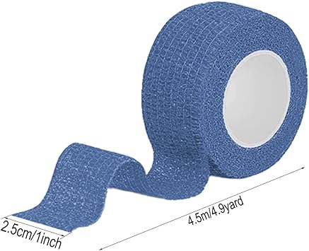 Generic Brands 12 لفة من شريط التاتو اللاصق مجموعة متعددة الألوان لرباط آلة التاتو ملحقات التاتو - Image 2