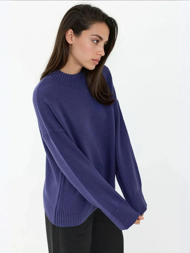 HICCUP Crew Neck Cozy Sweater