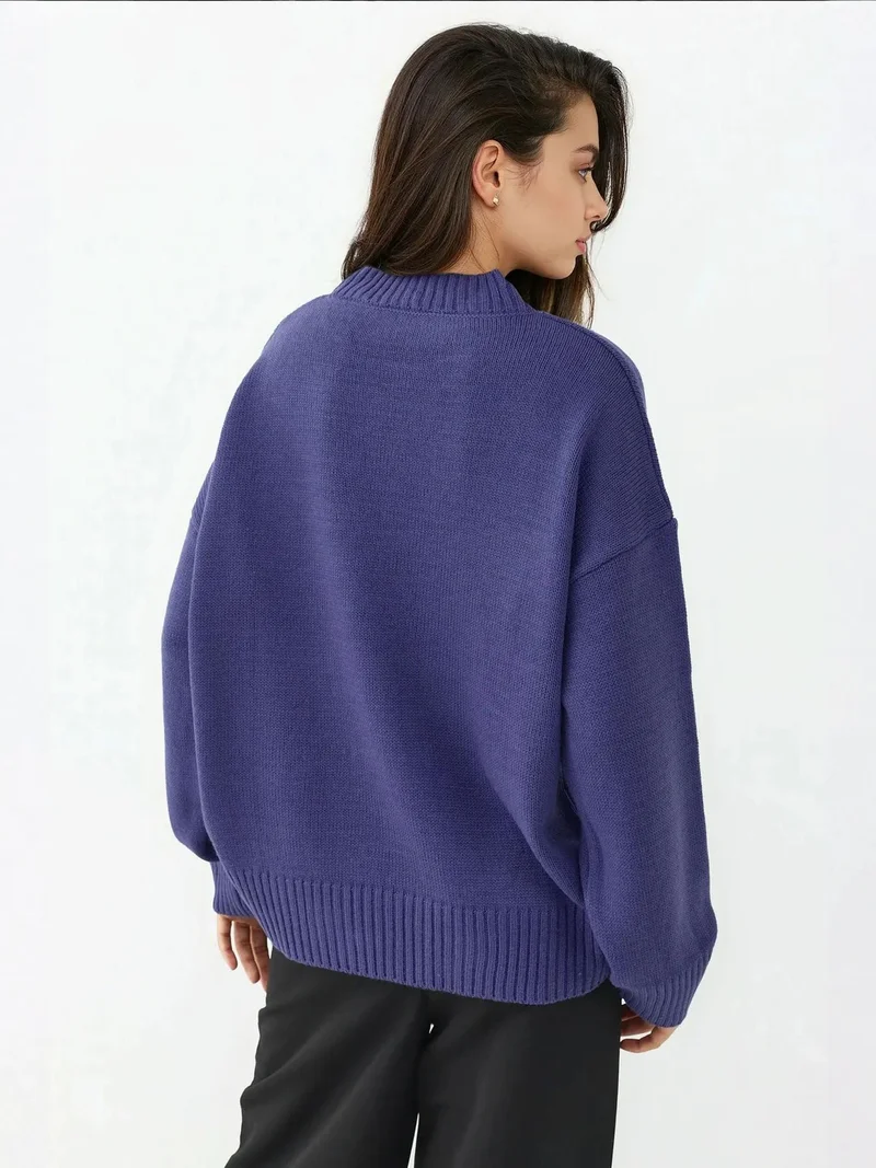 HICCUP Crew Neck Cozy Sweater