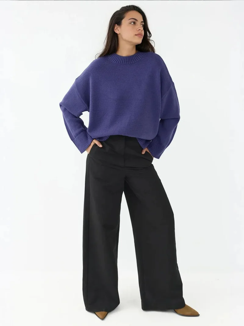 HICCUP Crew Neck Cozy Sweater