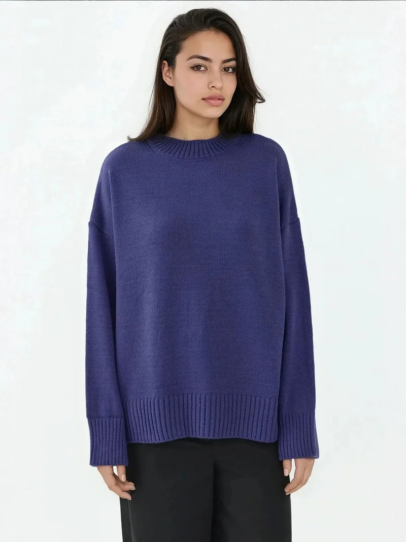 HICCUP Crew Neck Cozy Sweater