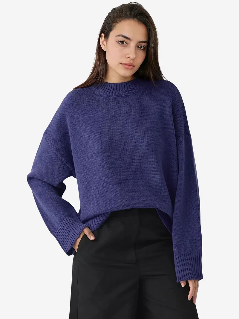 HICCUP Crew Neck Cozy Sweater